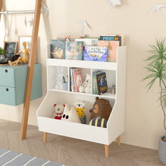 Bellemave® Multifunctional Kids Bookshelf and Toy Storage with Legs - Bellemave
