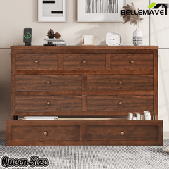 Bellemave® Murphy Bed Cabinet with Charging Station & Storage Drawer - Bellemave