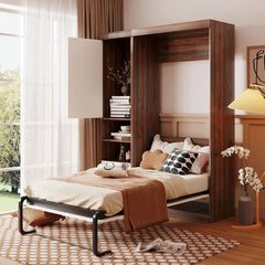 Bellemave® Murphy Bed Wall Bed with Cabinet - Bellemave