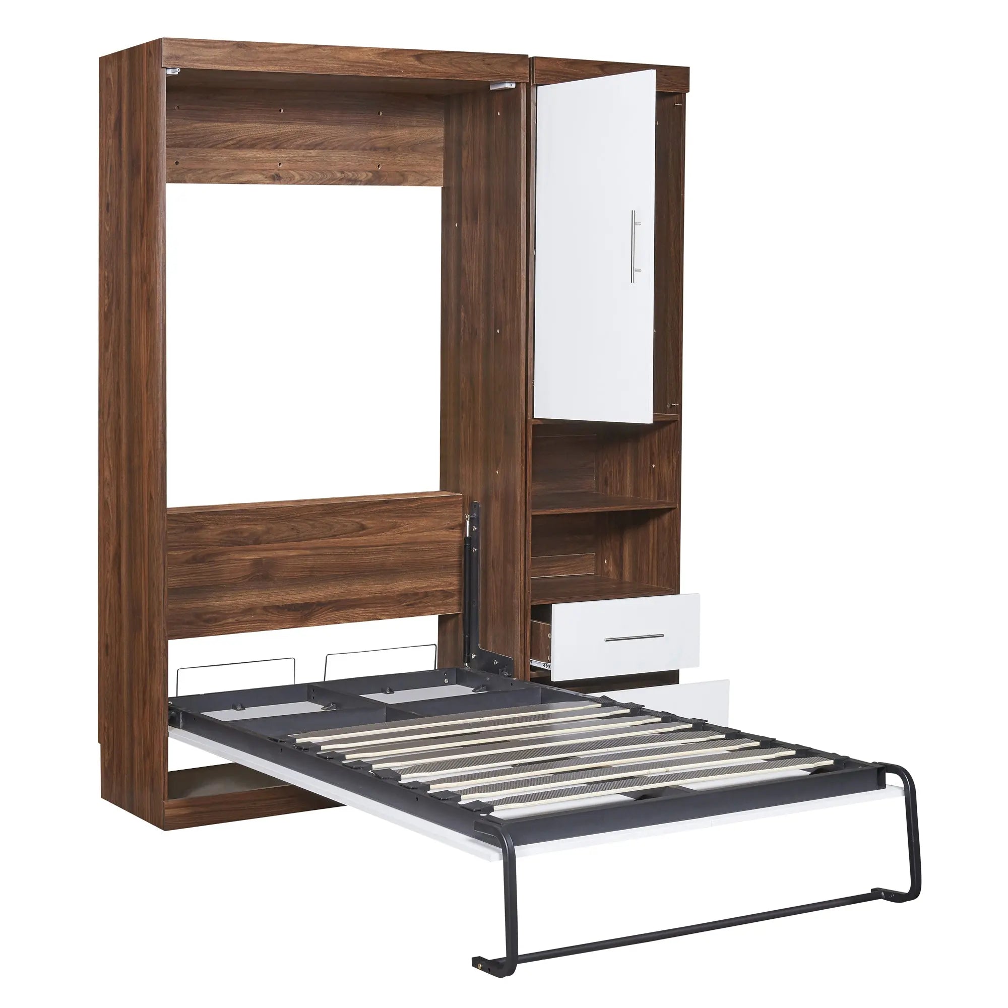 Bellemave® Murphy Bed Wall Bed with Cabinet - Bellemave