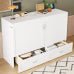Bellemave® Murphy Bed Wall Bed with drawer and a set of Sockets & USB Ports, Pulley Structure Design - Bellemave