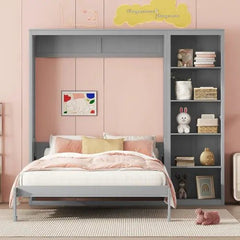 Bellemave® Murphy Bed Wall Bed with Shelves - Bellemave