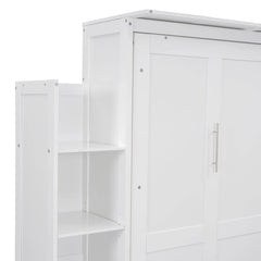 Bellemave® Murphy Bed Wall Bed with Shelves and LED Lights - Bellemave