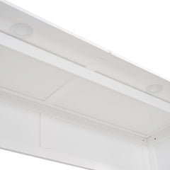 Bellemave® Murphy Bed Wall Bed with Shelves and LED Lights - Bellemave