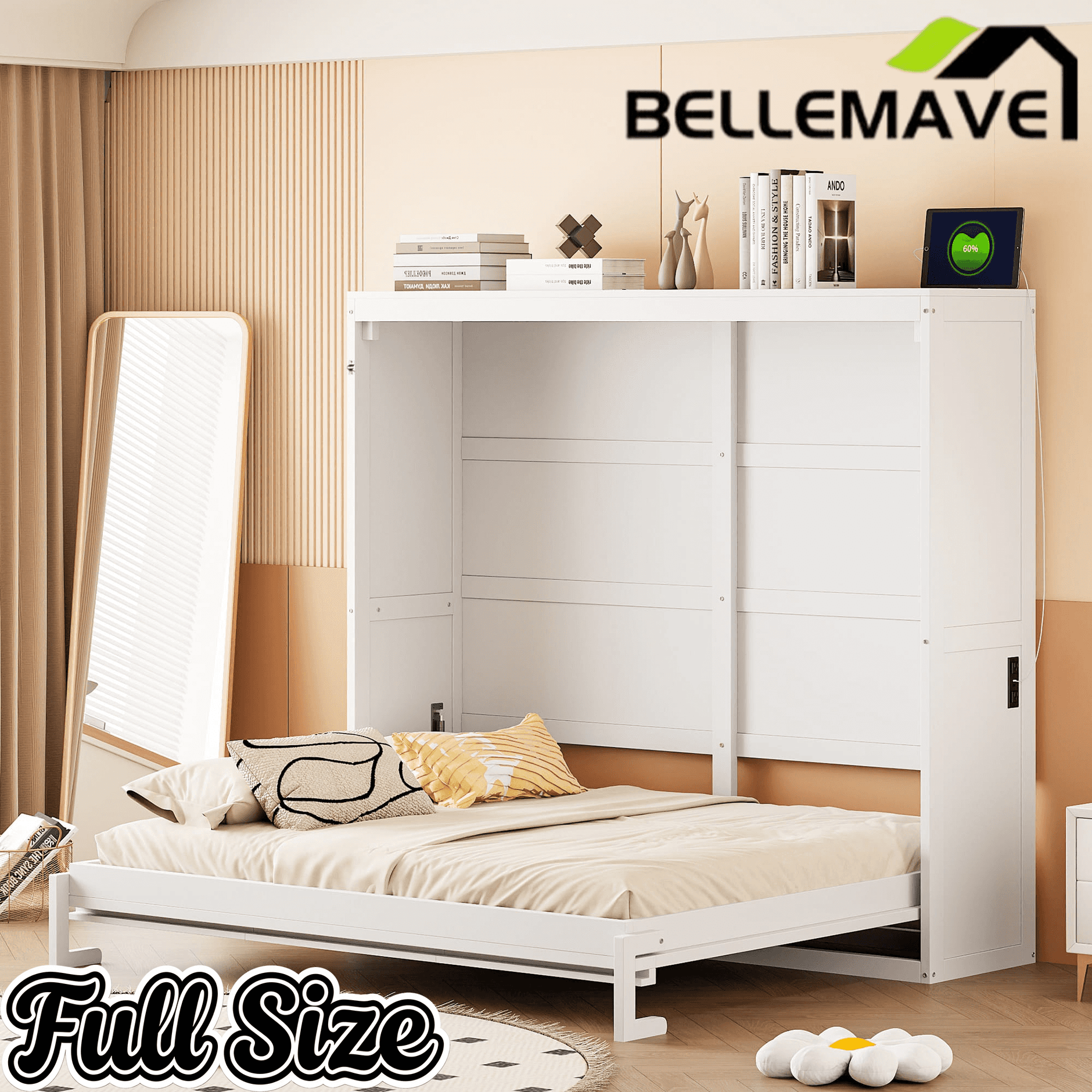 苫小牧直接お渡し / BELLEMAISON bed flame Bedroom - Bellemave