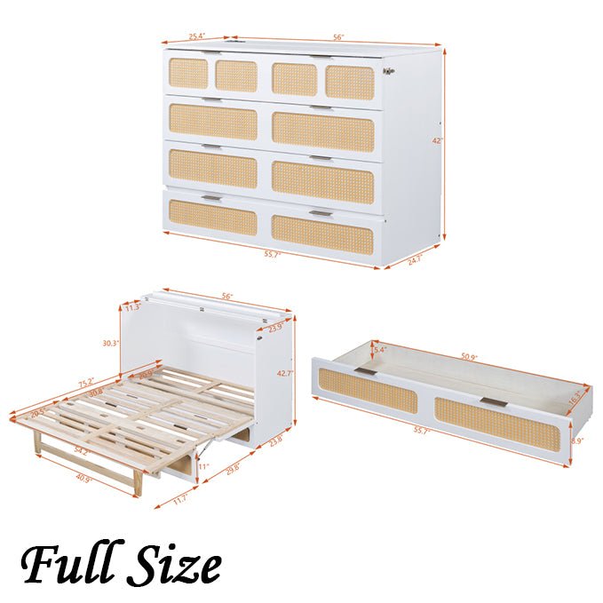 Bellemave® Murphy Bed with Large Drawers - Bellemave