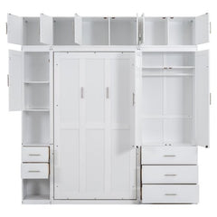 Bellemave® Murphy Bed with Lockers and Wardrobes - Bellemave