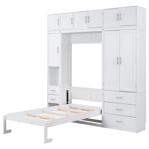 Bellemave® Murphy Bed with Lockers and Wardrobes - Bellemave
