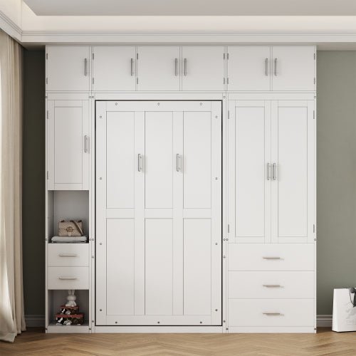 Bellemave® Murphy Bed with Lockers and Wardrobes - Bellemave