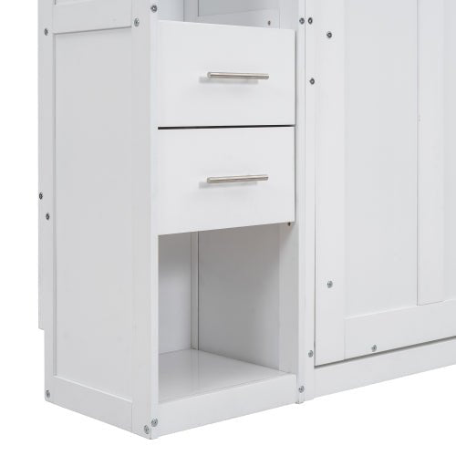 Bellemave® Murphy Bed with Lockers and Wardrobes - Bellemave