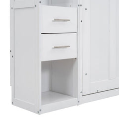 Bellemave® Murphy Bed with Lockers and Wardrobes - Bellemave