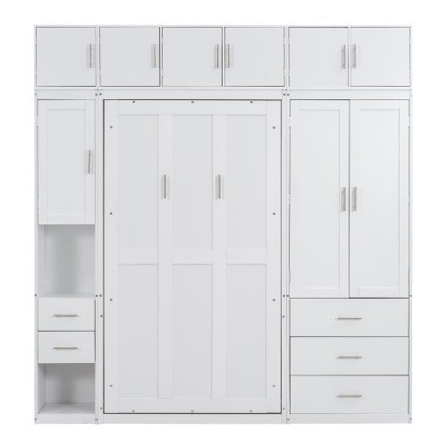 Bellemave® Murphy Bed with Lockers and Wardrobes - Bellemave