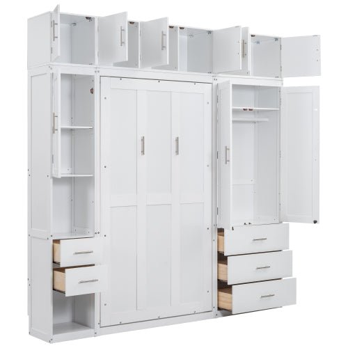 Bellemave® Murphy Bed with Lockers and Wardrobes - Bellemave