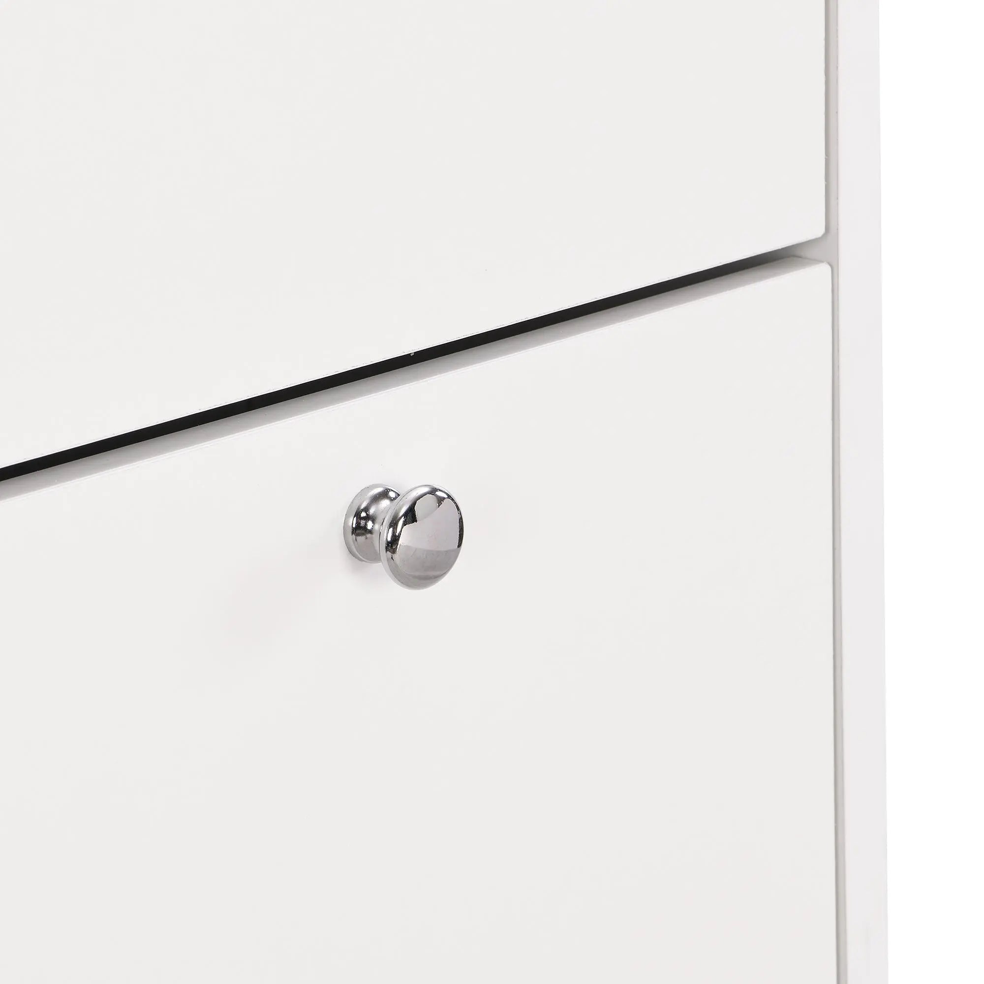 Bellemave® Narrow Design Shoe Cabinet with 3 Flip Drawers,3 Hooks and Adjustable Panel - Bellemave