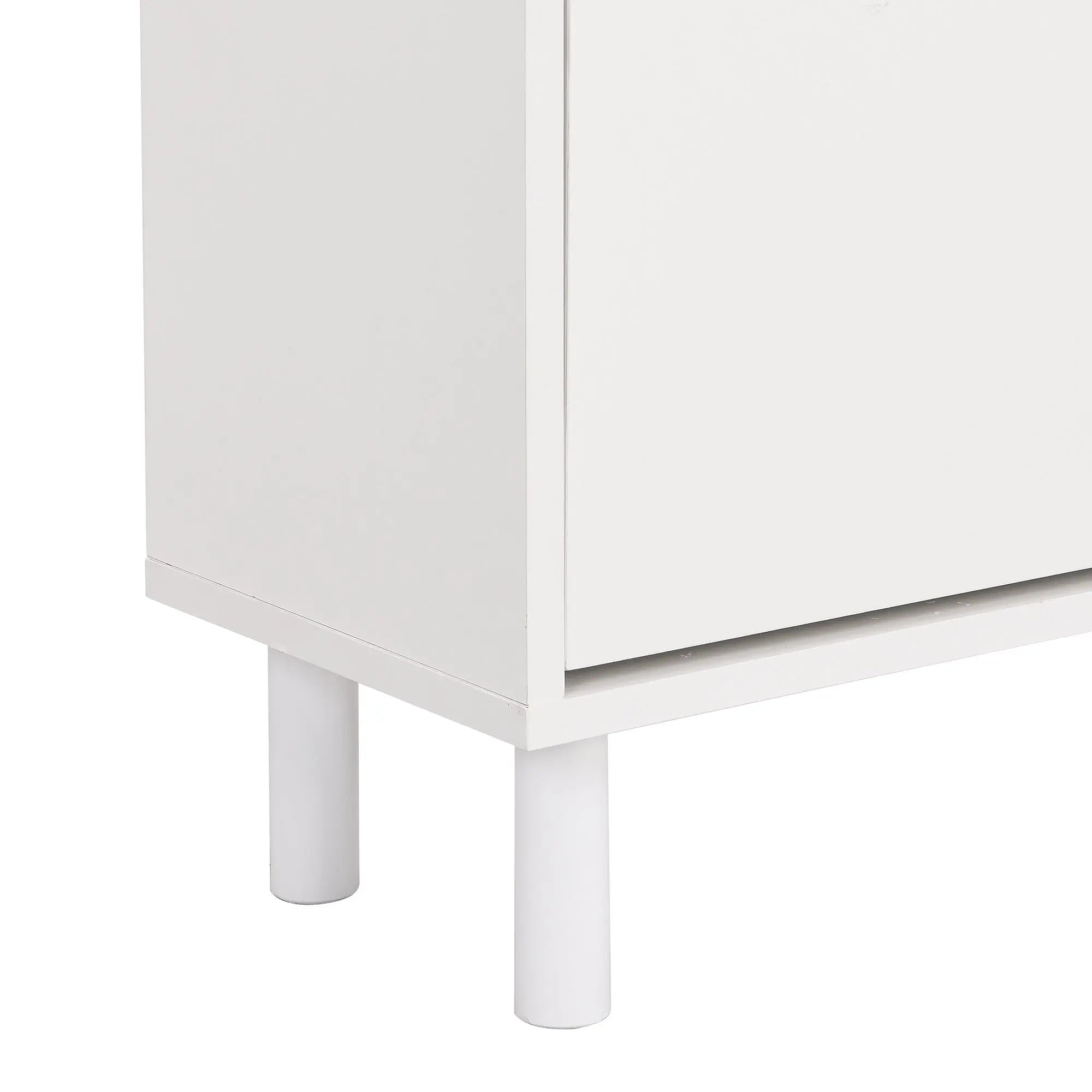 Bellemave® Narrow Design Shoe Cabinet with 3 Flip Drawers,3 Hooks and Adjustable Panel - Bellemave