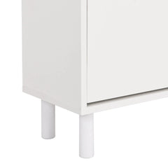 Bellemave® Narrow Design Shoe Cabinet with 3 Flip Drawers,3 Hooks and Adjustable Panel - Bellemave
