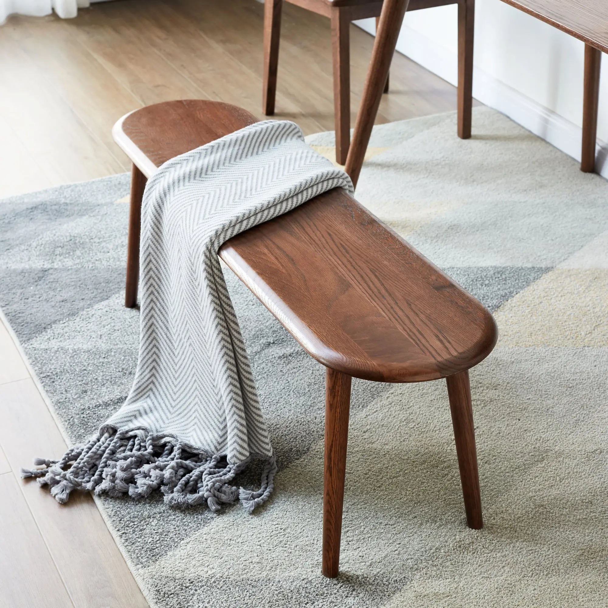 Bellemave® Natural Oak Wood for Dining Table Bench - Bellemave