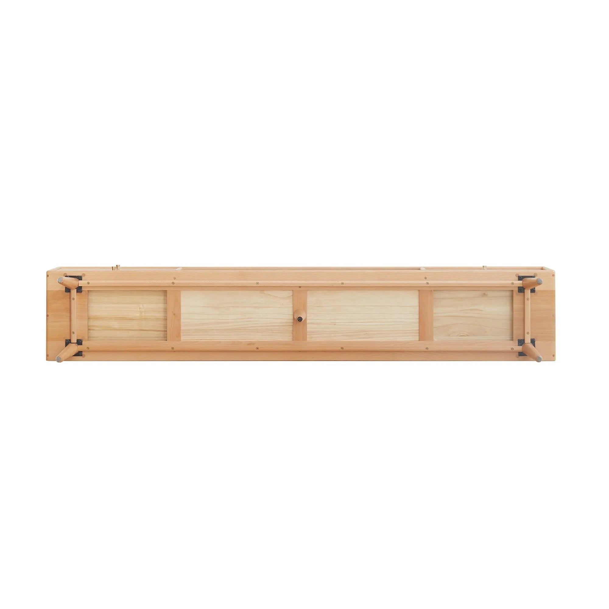 Bellemave® North America A Grade Solid Beech TV Cabinet with Two Drawer - Bellemave