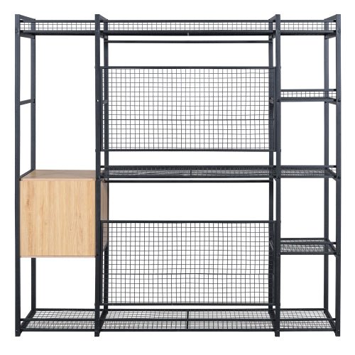 Bellemave® Open - Style Wardrobe with Hanging Rails, Shelves and Drawers - Bellemave