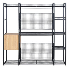 Bellemave® Open - Style Wardrobe with Hanging Rails, Shelves and Drawers - Bellemave