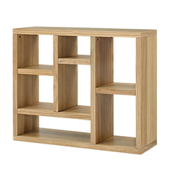 Bellemave® Open Wooden Open Shelf Bookcase with 7 Cube Storage Spaces - Bellemave