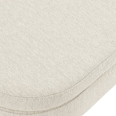 Bellemave® Ottoman Oval Storage Bench with Rubber Wood Legs - Bellemave