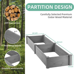 Bellemave® Over Ground Raised Garden Bed, Large Long Planter Box for Outdoor, Tool - Free Assembly - Bellemave