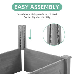 Bellemave® Over Ground Raised Garden Bed, Large Long Planter Box for Outdoor, Tool - Free Assembly - Bellemave
