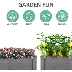 Bellemave® Over Ground Raised Garden Bed, Large Long Planter Box for Outdoor, Tool - Free Assembly - Bellemave