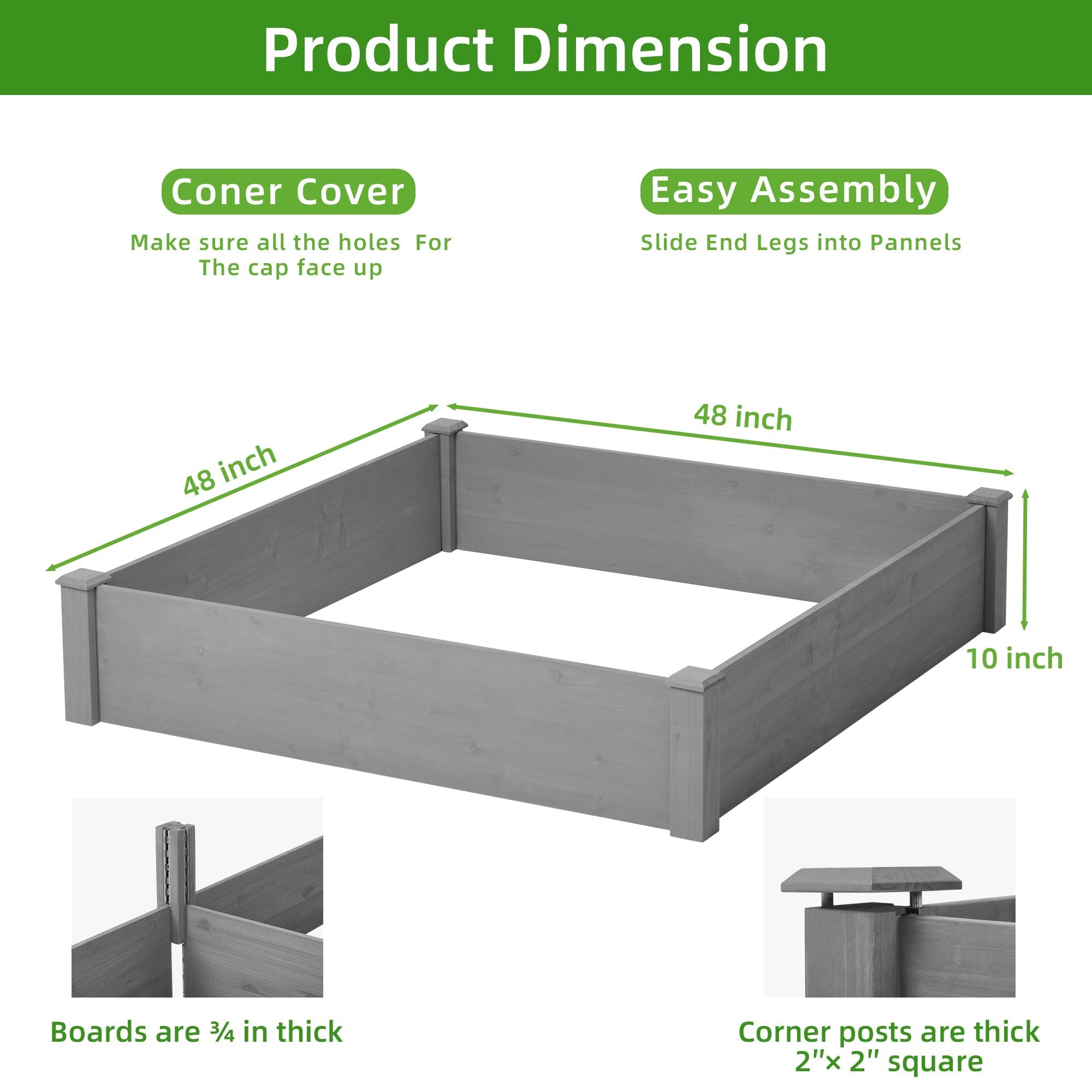 Bellemave® Over Ground Raised Garden Bed, Large Long Planter Box for Outdoor, Tool - Free Assembly - Bellemave