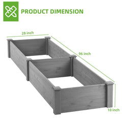 Bellemave® Over Ground Raised Garden Bed, Large Long Planter Box for Outdoor, Tool - Free Assembly - Bellemave