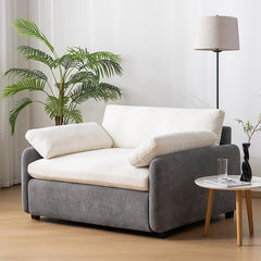 Bellemave® Oversized Chenille Single Sofa Chair with Pillows - Bellemave