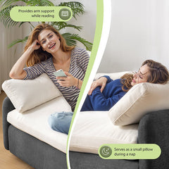 Bellemave® Oversized Chenille Single Sofa Chair with Pillows - Bellemave