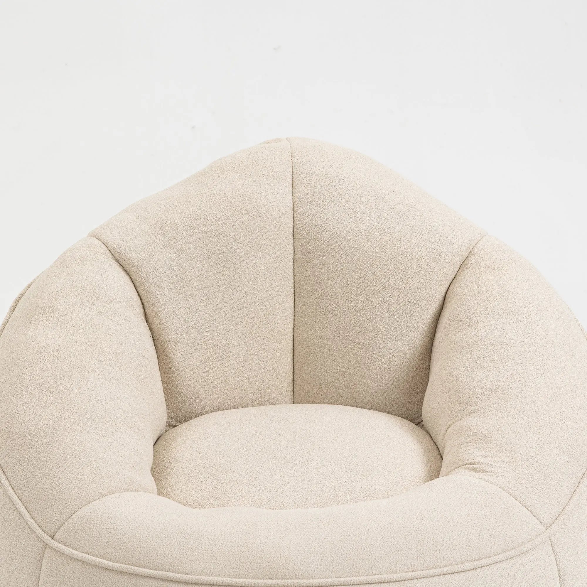 Bellemave® Padded Foam Padding Compressed Bean Bag Sofa Chair With Footrest - Bellemave