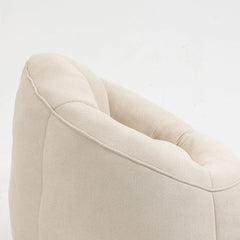 Bellemave® Padded Foam Padding Compressed Bean Bag Sofa Chair With Footrest - Bellemave