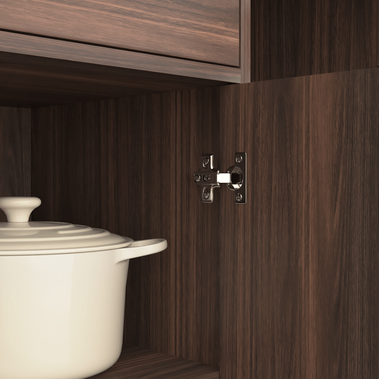 Bellemave® Pantry Cabinet with Framed Glass Doors and Drawer, Wooden,White - Bellemave