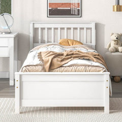 Bellemave® Platform Bed with a Nightstand,Headboard and Footboard - Bellemave