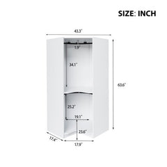 Bellemave® Polygon Corner Wardrobe - Bellemave