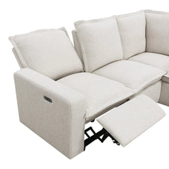 Bellemave® Power Recliner Chair Home Theater Seating Soft Chair with USB Port - Bellemave