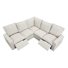 Bellemave® Power Recliner Chair Home Theater Seating Soft Chair with USB Port - Bellemave