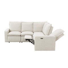 Bellemave® Power Recliner Chair Home Theater Seating Soft Chair with USB Port - Bellemave