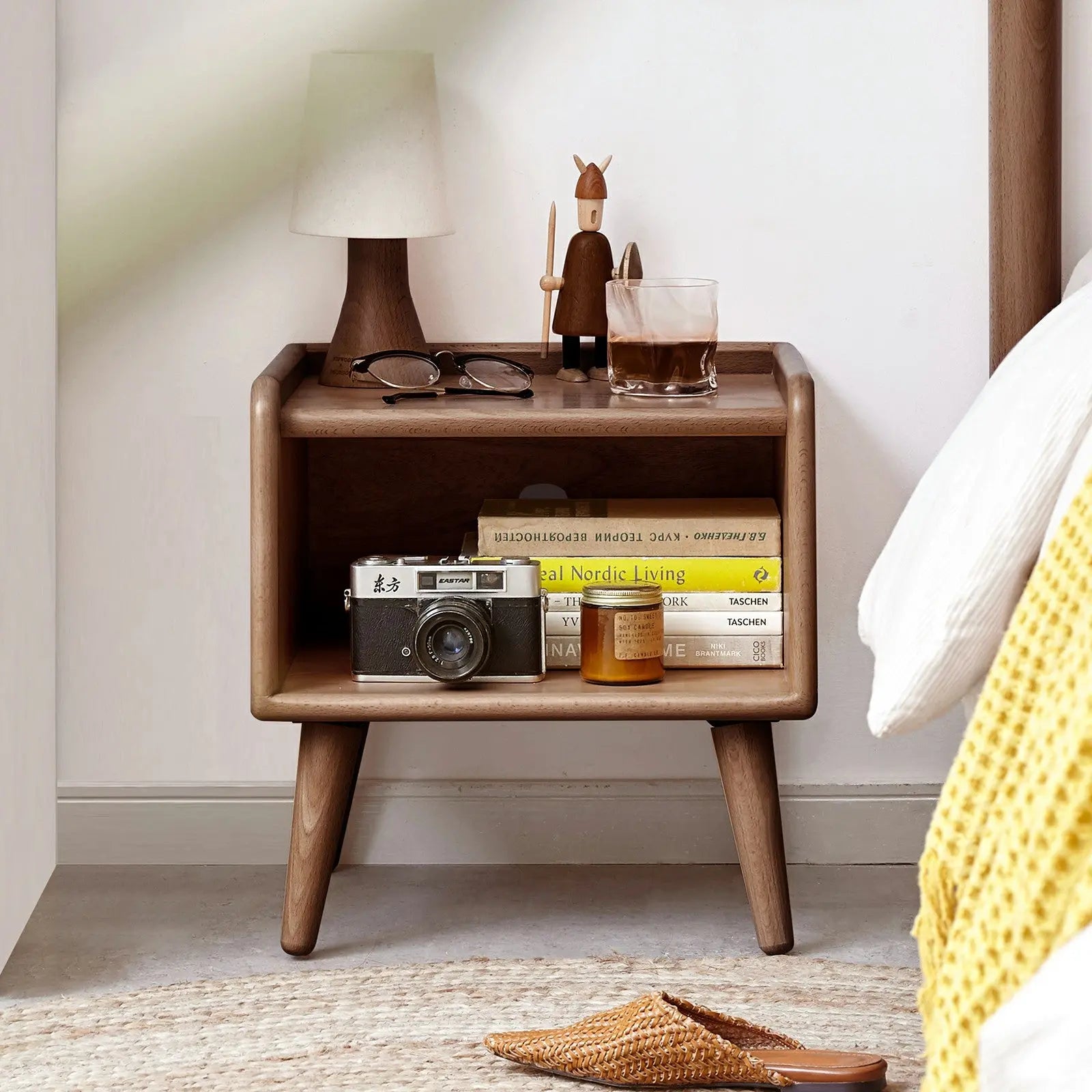 Bellemave® Pure Solid Wood Bedside Nightstands - Bellemave