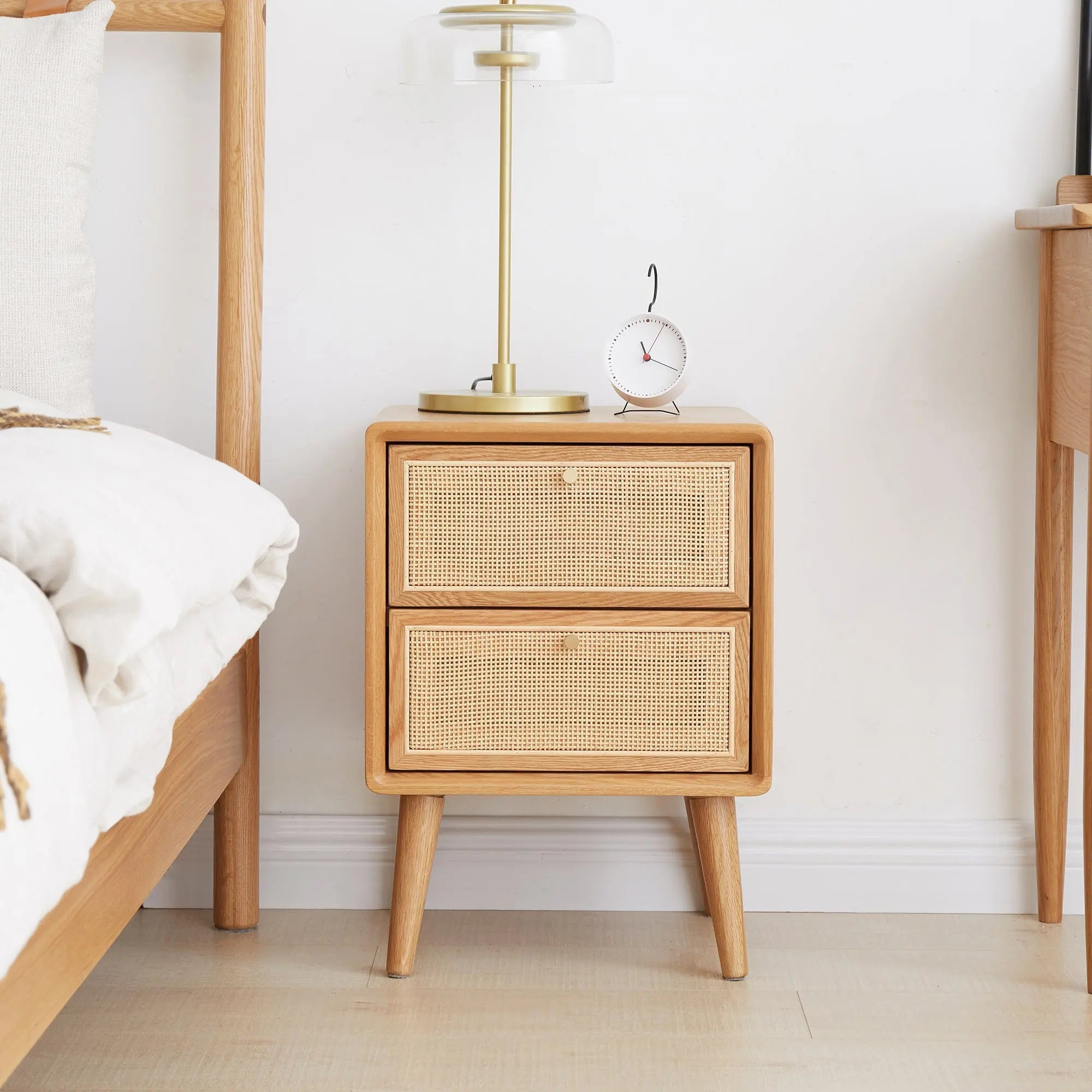 Bellemave® Pure Solid Wood Bedside Nightstands - Bellemave