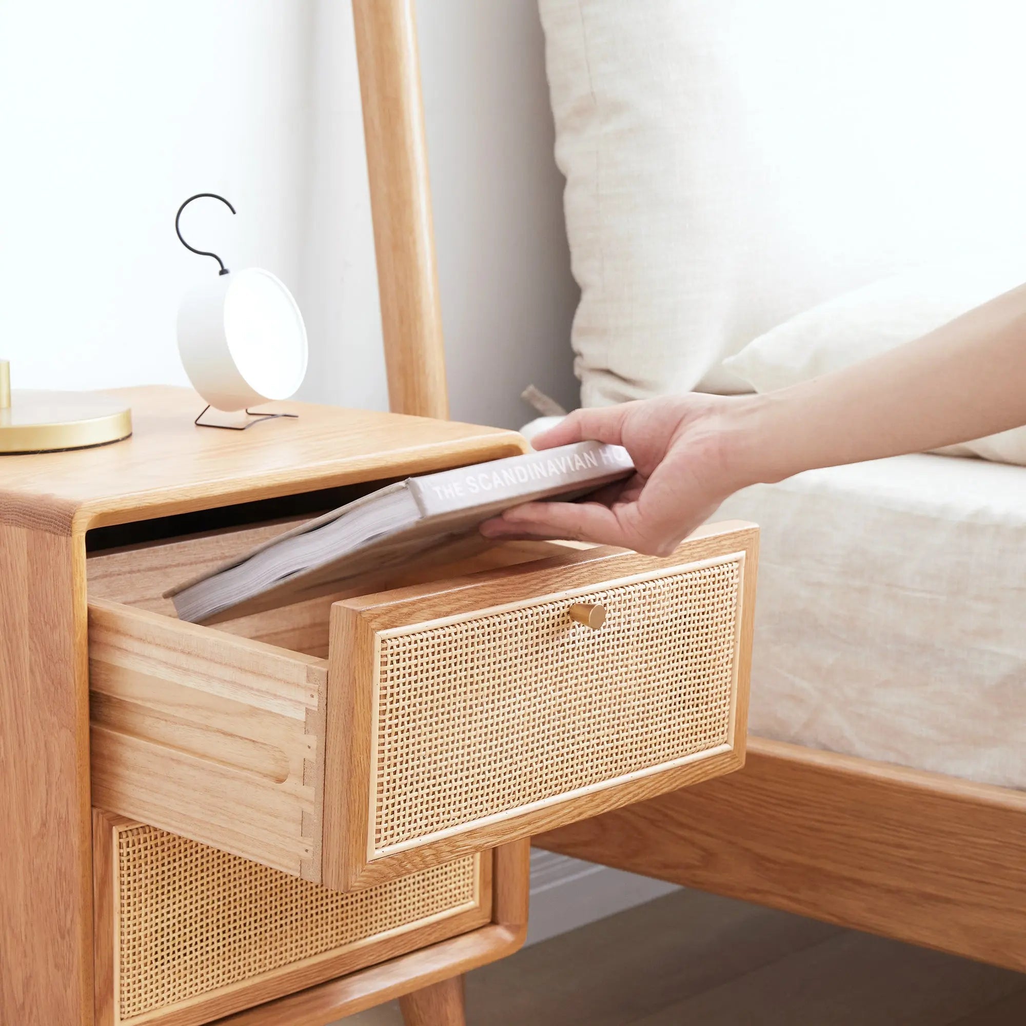 Bellemave® Pure Solid Wood Bedside Nightstands - Bellemave