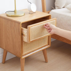 Bellemave® Pure Solid Wood Bedside Nightstands - Bellemave
