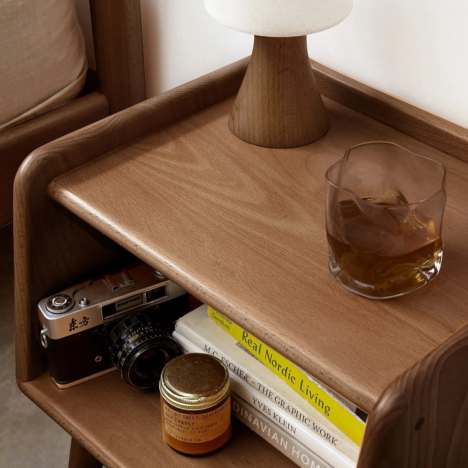 Bellemave® Pure Solid Wood Bedside Nightstands - Bellemave
