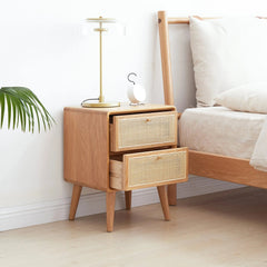 Bellemave® Pure Solid Wood Bedside Nightstands - Bellemave