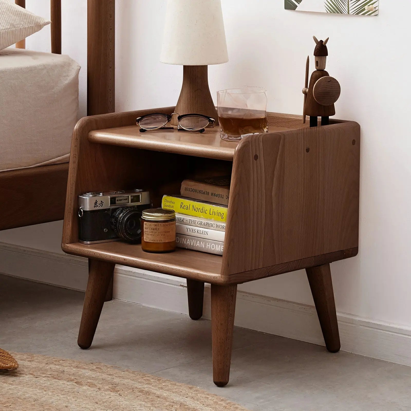 Bellemave® Pure Solid Wood Bedside Nightstands - Bellemave