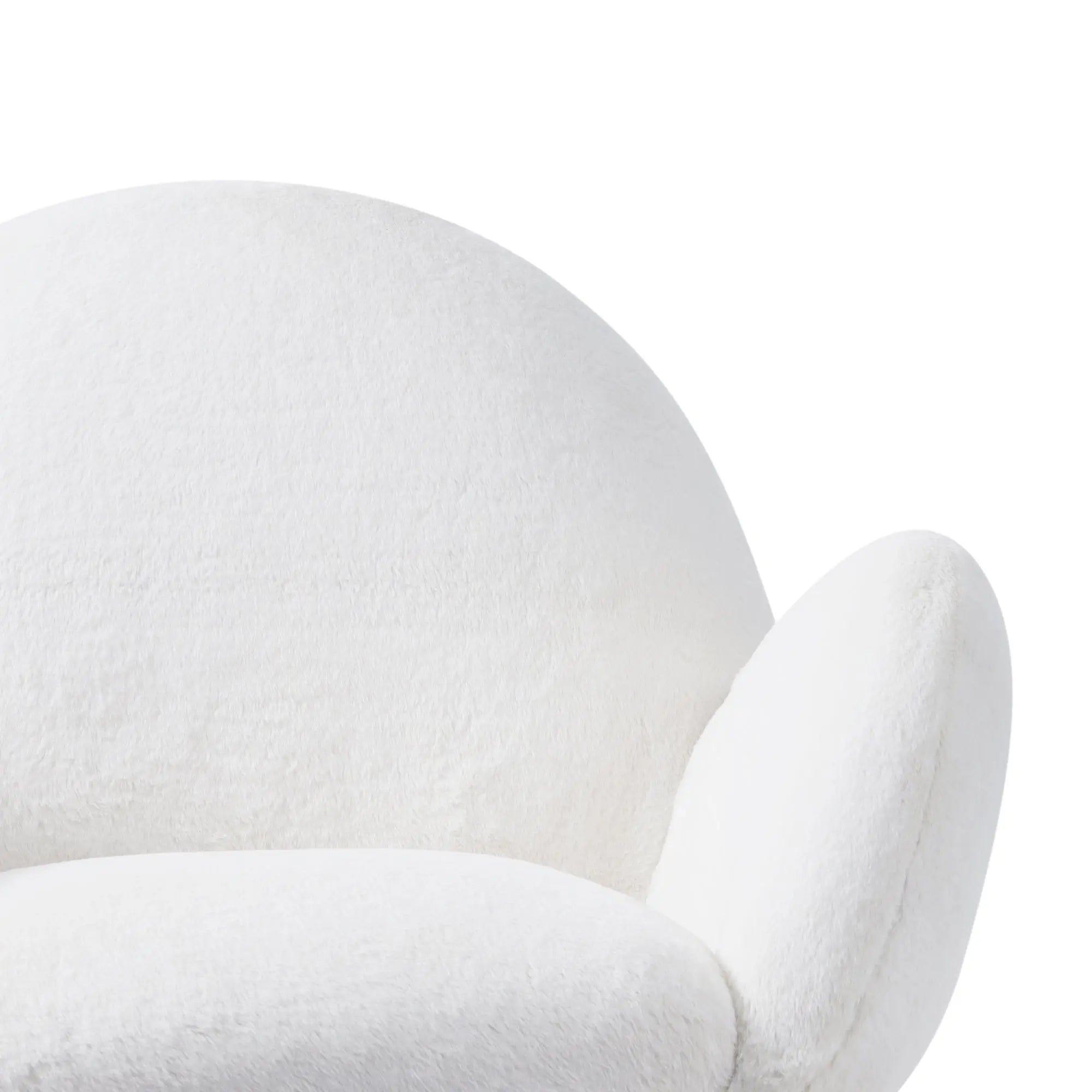 Bellemave® Pure Solid Wood Beech Frame Imitation Lamb Fabric Sofa Chair - Bellemave