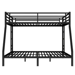 Bellemave® Queen Over King Bunk Beds Frame for Teens and Adults with 2 Side Ladder and Full Length Guardrail - Bellemave